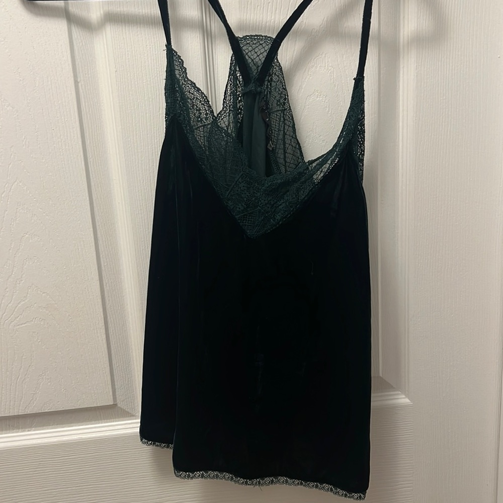 Lace Velvet Tank